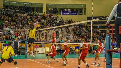 منتخب الطائرة يفوز على إسبانيا ويتأهل لنهائيات الدوري العالمى