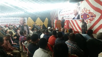 مؤتمر جماهيري حاشد لدعم «السيسي» بجمعية شباب المنيا في الغردقة (صور)