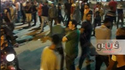 مدير أمن القليوبية يتفاوض مع أهالي طوخ لفتح الطريق الزراعي