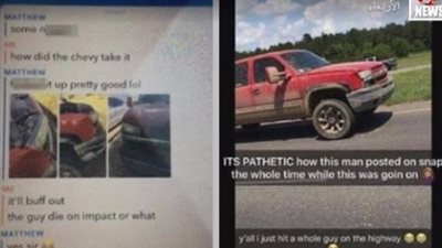 أمريكي يجاهر بدهسه شاب أسود حتى الموت