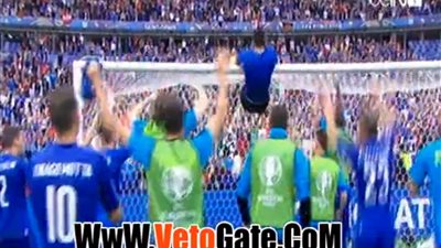 بالفيديو.. «بوفون» يقلد «الحضري» بالصعود على العارضة