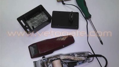 بالصور.. ضبط 7 قطع حشيش داخل ماكينة حلاقة بمطار القاهرة