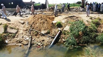 حملة لإزالة التعديات على أراضي الدولة ببني سويف