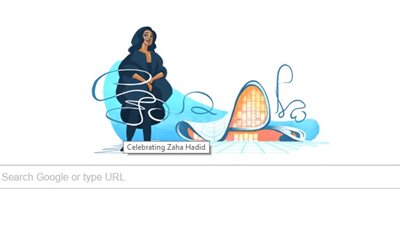 جوجل تحتفل بالمعمارية العراقية «زها حديد»