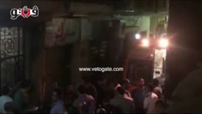 بالفيديو.. لحظة نقل جثمان قتيلة إمبابة ونجلها إلى مشرحة زينهم