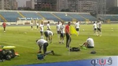 بالصور.. منتخب المحليين يتدرب باستاد الإسكندرية استعدادا لـ«المغرب»