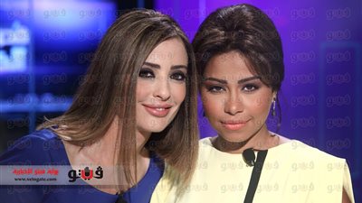 شيرين مع وفاء الكيلانى على شاشة 