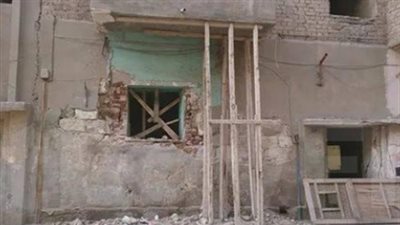 إخلاء منزل من 4 طوابق بعد انهيار سقفه بشبرا الخيمة