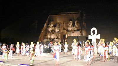 تشديدات أمنية في أبو سمبل قبل «تعامد الشمس» على تمثال رمسيس الثاني