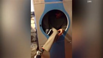 بالفيديو والصور.. مسجون يضع نفسه بمجفف ملابس في تحدٍ مثير