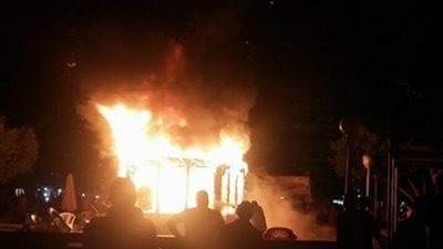 مجلس الشمس: ماس كهربائي وراء حريق «كشك» النادي