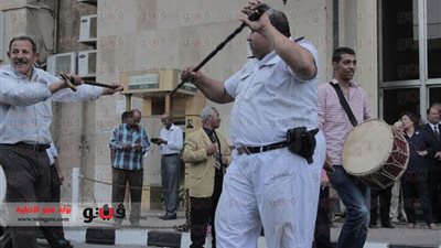 بالفيديو والصور.. وصلة رقص لـ «أمن السياحة» على المزمار احتفالا بـ«زعزوع»