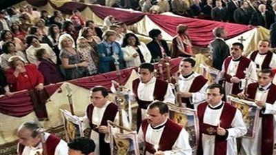 تعزيزات أمنية أمام كنائس القليوبية بالتزامن مع احتفالات «أحد السعف»