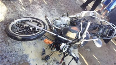 إصابة شخصين في انقلاب دراجة نارية بمرسى علم