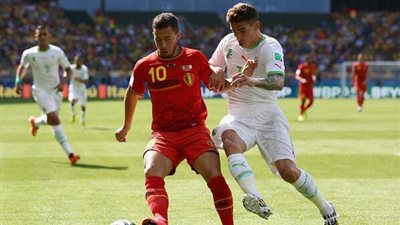 بالفيديو والصور.. بعد 30 دقيقة.. الجزائر تتقدم على بلجيكا بهدف