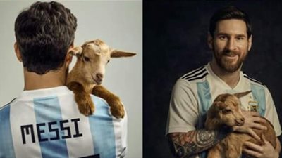 «ميسي» يكشف سر الظهور بالماعز