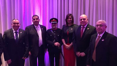 وزيرة الهجرة تشارك بحفل تنصيب أول مصري يتولى نائب لورد لمقاطعة بريطانية