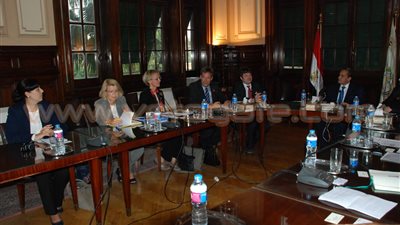 وزير الزراعة يبحث مع وفد ألماني التعاون والتنمية