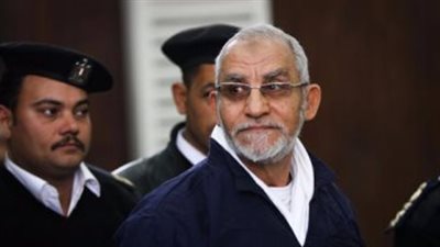 19 يونيو.. استكمال سماع المرافعة بمحاكمة بديع وآخرين بأحداث الإرشاد