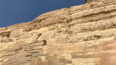 بالصور.. رطوبة على جسم «أبو الهول».. و«الآثار»: الترميم الدوري ينقذه