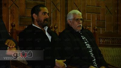 بالصور.. هاني رمزي يقدم واجب العزاء في والد أمير كرارة