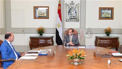 السيسي يجتمع مع «مميش» ويكلف بزيادة العائدات من العملات الأجنبية بقناة السويس.. الرئيس يوجه بتذليل العقبات وتسهيل أعمال المستثمرين في المنطقة الاقتصادية.. وتصنيع 100 مركب صيد مجهزة توفر فرص 