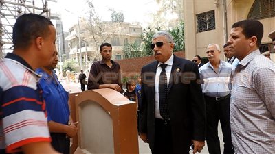 مدير أمن الغربية يتفقد خدمات تأمين الكنائس