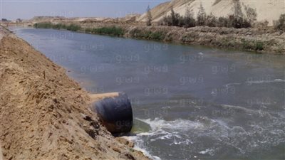 بالصور.. الانتهاء من مرور مياه ترعة «سيناء» بسرابيوم لشرق القناة