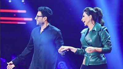 إليسا تنشر صورة برفقة حماقي من كواليس «The Voice»