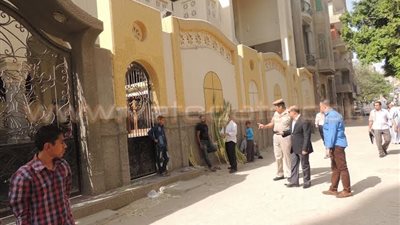 بالصور.. مدير أمن الفيوم يتفقد الكنائس أثناء الاحتفال بـ «أحد السعف»