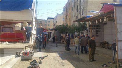 الأمن يخلي 8 شقق سكنية بدمياط