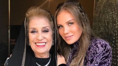 نيكول سابا ومنى واصف في كواليس «الهيبة 2»