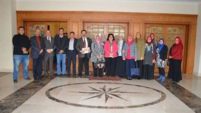 جامعة المنصورة تختتم أنشطة مبادرة الرائد الجامعي (صور)