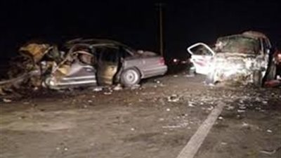 بالأسماء.. مصرع وإصابة 16 بينهم 3 أطفال في حادث سير بالمنيا