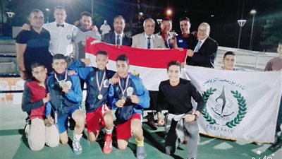 بالصور.. بعثة بورسعيد المشاركة في بطولة قبرص تحصد 6 ميداليات