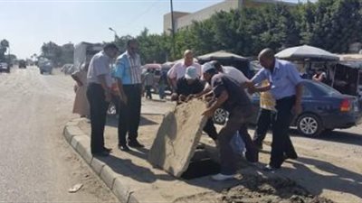 حي الشرابية: تطهير بالوعات الصرف الصحي بـ«سليمان حنا»