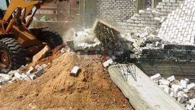 تنفيذ 61 قرار إزالة على مساحة 10 آلاف متر بالشرقية (صور)