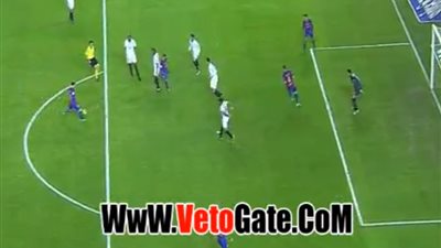 بالفيديو.. تعادل إيجابي بين برشلونة وإشبيلية في الشوط الأول