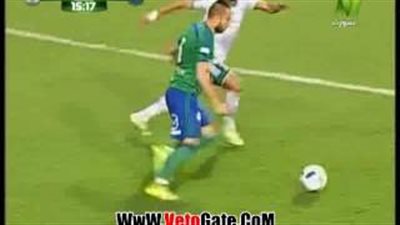 بالفيديو..تراورى يتقدم لـ«مصر المقاصة» بهدف في المصري