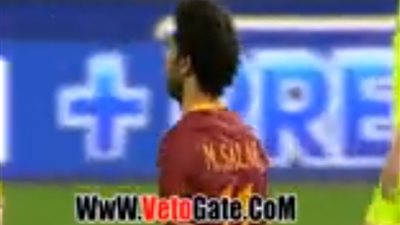 بالفيديو.. محمد صلاح يسجل هدفه الثاني لروما في بولونيا