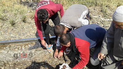 بالصور.. قطار الشرقية يدهس سيدة أثناء عبورها السكة الحديد