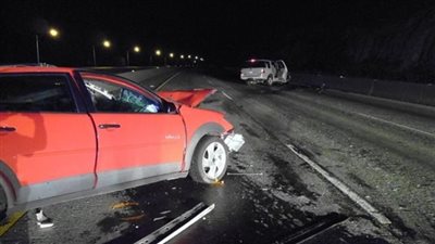 إصابة 4 في حادث تصادم سيارتين بطريق «بورسعيد - الإسماعيلية»