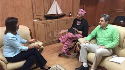 وزيرة الهجرة تبحث مع جهاد إبراهيم نشر برامج تدريبية لتنمية الإنسان