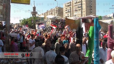 بالصور.. مسيرة لتأييد الجيش بالبحيرة