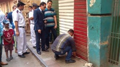 غلق وتشميع 15 محلا مخالفا بالشرابية