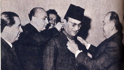 سامي الصلح يقلد موسيقار الأجيال وسام الأرز