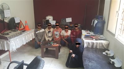 بالصور.. سقوط تشكيل عصابي لسرقة المساكن بالإكراه في مدينة بدر