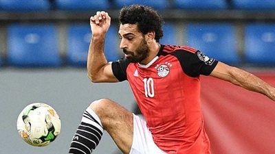 محمد صلاح يتقدم بالهدف الأول لمصر في البرتغال