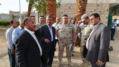 توزيع قوات التأمين على مقار اللجان الانتخابية في الوادي الجديد