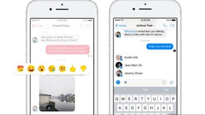 تحديث جديد لتطبيق ماسنجر لاستخدام الرسوم التعبيرية خلال المحادثات